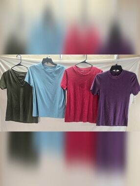 Lot of 4 American Giant Women's Size XS & Small Short Sleeve T-shirts NWOT